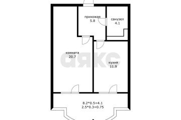 Фото №1: 1-комнатная квартира 48 м² - Краснодар, мкр. 9-й километр, пр-д Репина, 1