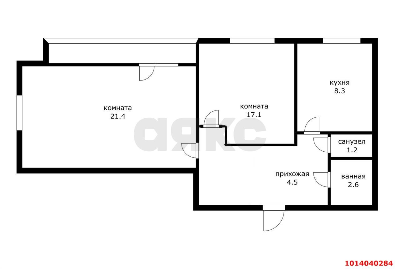 Фото №17: 2-комнатная квартира 55 м² - Краснодар, Центральный, ул. Красноармейская, 140