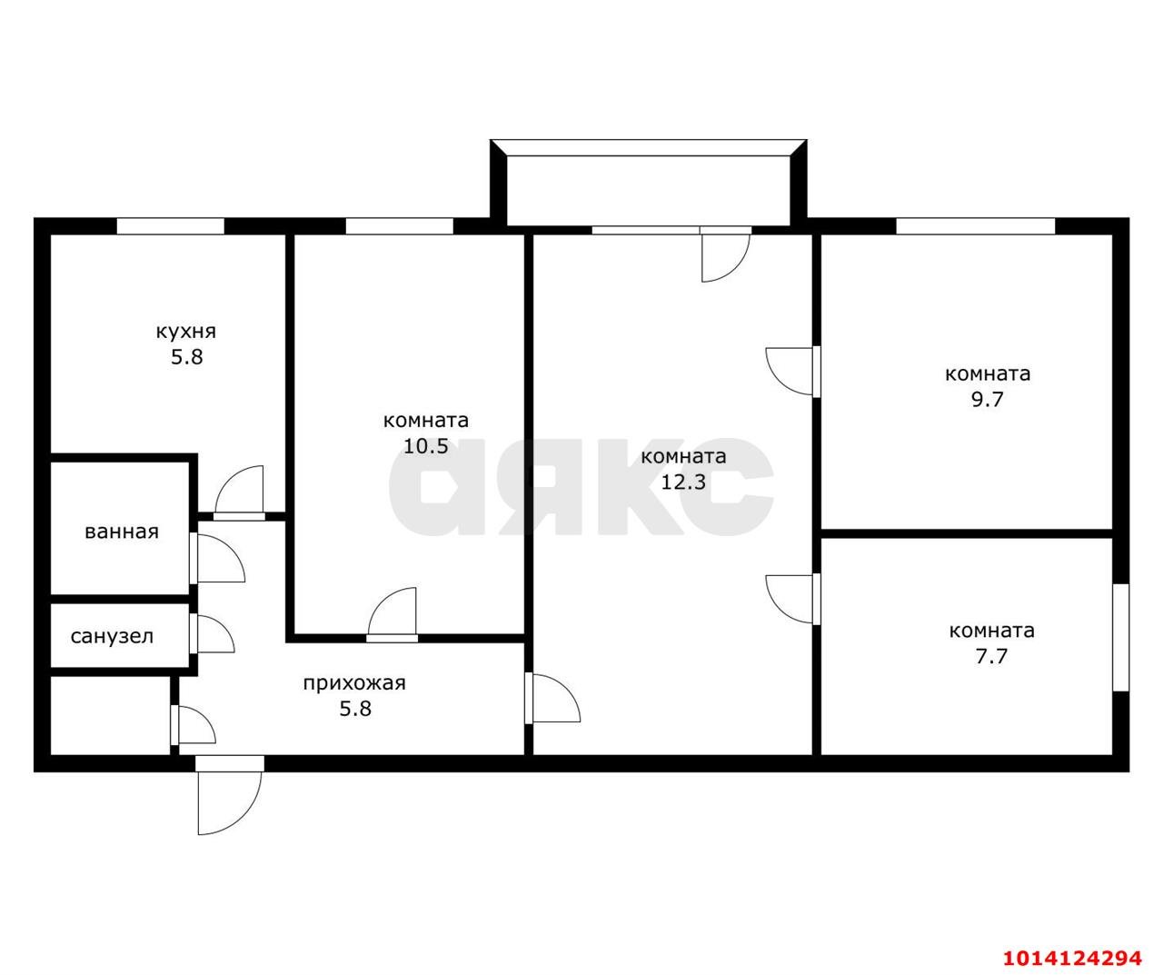 Фото №11: 3-комнатная квартира 60 м² - Краснодар, Гидростроителей, ул. Трудовой Славы, 21