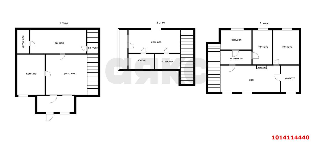 Фото №3: 3-комнатная квартира 65 м² - Каменномостский, ул. Карла Маркса, 56