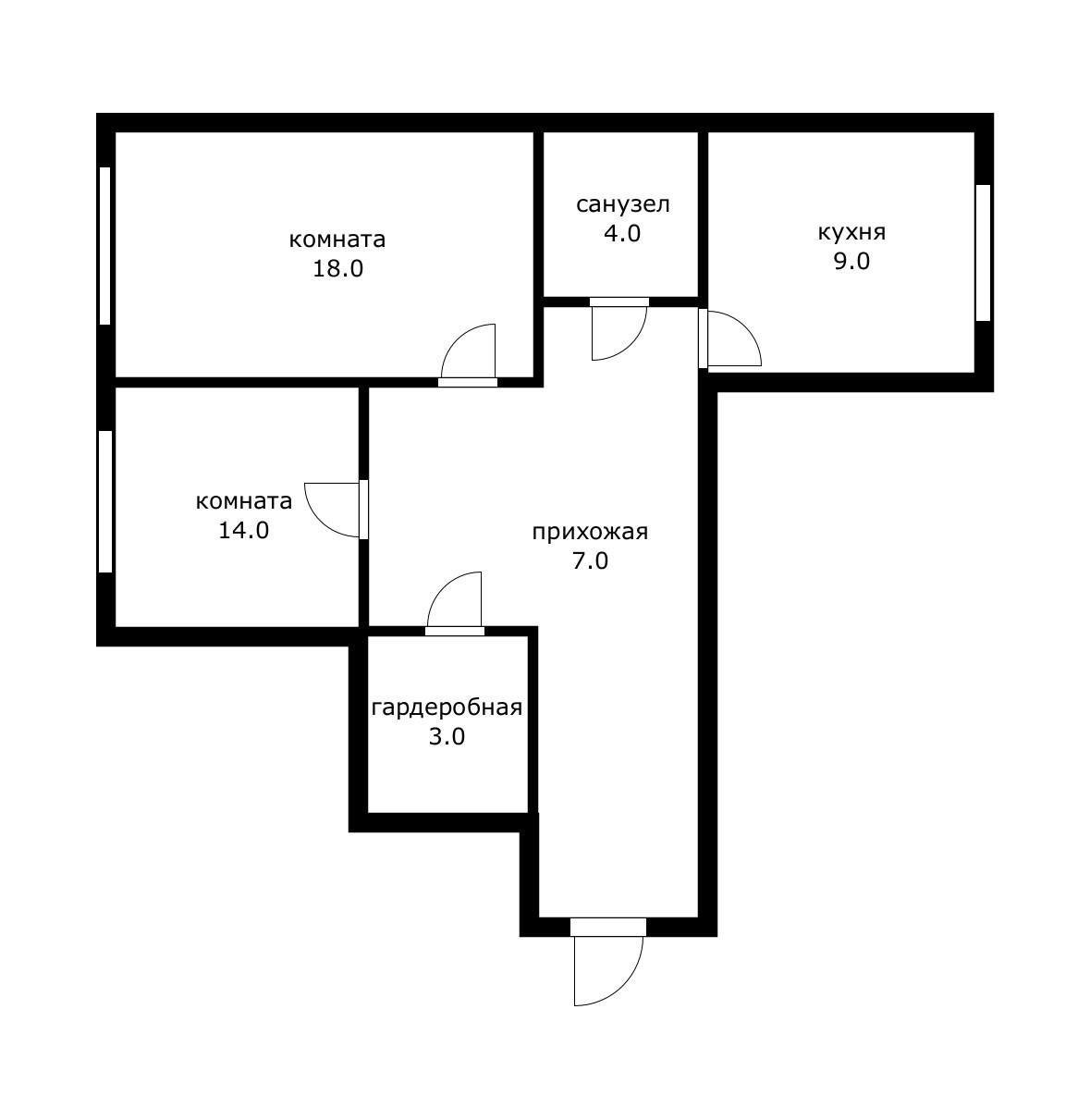 Фото №11: 2-комнатная квартира 55 м² - Краснодар, Музыкальный, Прикубанский внутригородской округ, мкр. Завод Радиоизмерительных Приборов, ул. имени С.В. Рахманинова, 34