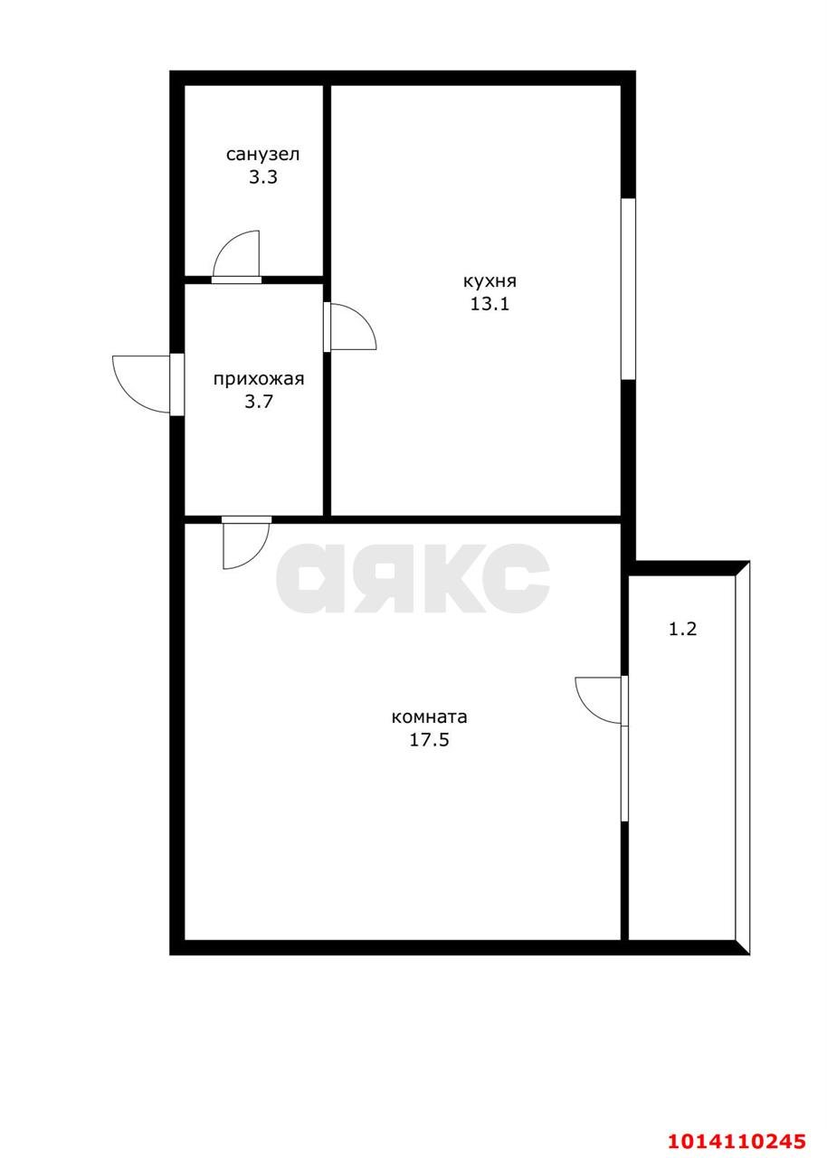Фото №8: 2-комнатная квартира 38 м² - Краснодар, Калинино, ул. 1 Мая, 388/2