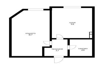 Фото №5: 1-комнатная квартира 41 м² - Российский, мкр. Прикубанский внутригородской округ, ул. Бигдая, 8