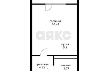 Фото №1: Студия 33 м² - Краснодар, мкр. жилой комплекс Жемчужина, ул. имени Ф.И. Шаляпина, 30/1к2