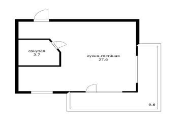 Фото №2: Студия 31 м² - Краснодар, мкр. Сады Калинина, ул. Троицкая, 150