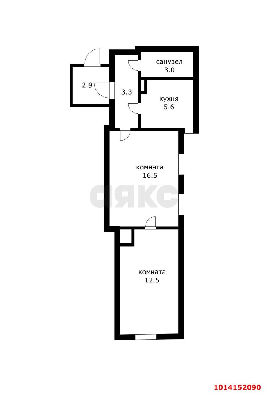 Фото №18: 2-комнатная квартира 44 м² - Краснодар, Центральный, ул. Октябрьская, 83