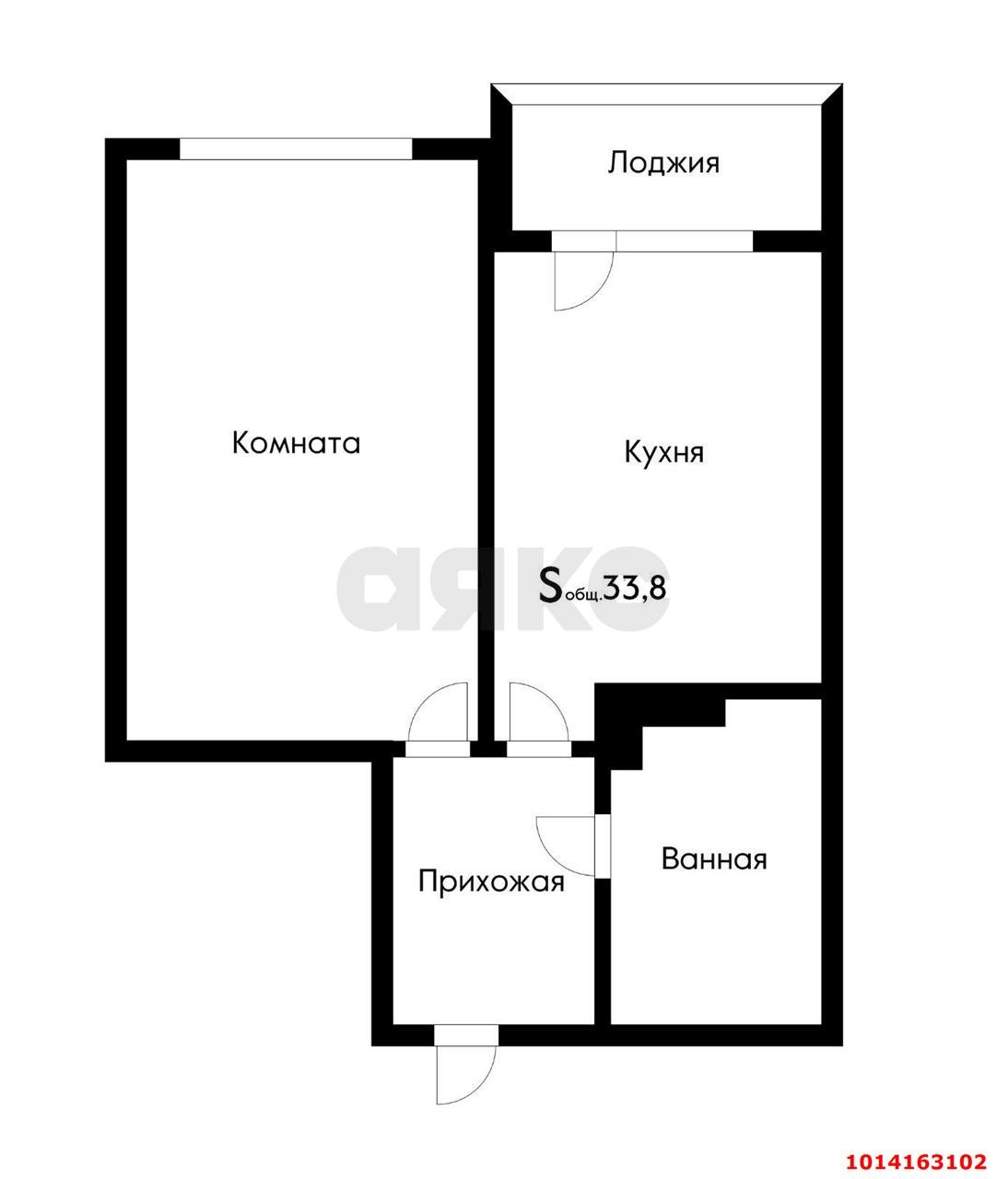 Фото №18: 1-комнатная квартира 33 м² - Краснодар, имени Петра Метальникова, ул. Петра Метальникова, 5к2