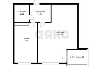 Фото №2: 1-комнатная квартира 41 м² - Краснодар, мкр. жилой комплекс Европа-Сити, ул. Карпатская, 5