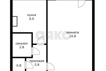 Фото №1: 1-комнатная квартира 32 м² - Краснодар, мкр. Юбилейный, ул. 70-летия Октября, 2
