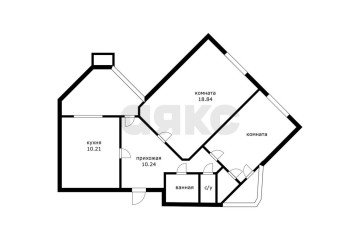 Фото №1: 2-комнатная квартира 58 м² - Краснодар, мкр. Юбилейный, пр-кт Чекистов, 33к2