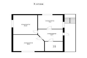 Фото №4: 5+-комнатная квартира 93 м² - Краснодар, мкр. Центральный, ул. Советская, 59