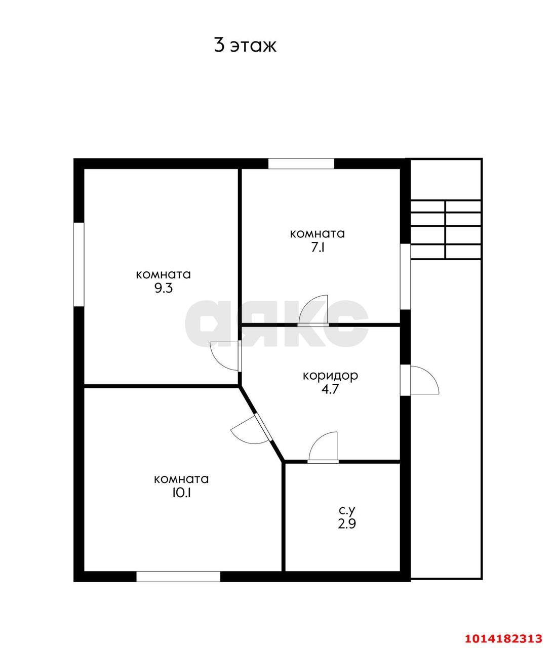 Фото №4: 5+-комнатная квартира 93 м² - Краснодар, Центральный внутригородской округ, мкр. Центральный, ул. Советская, 59