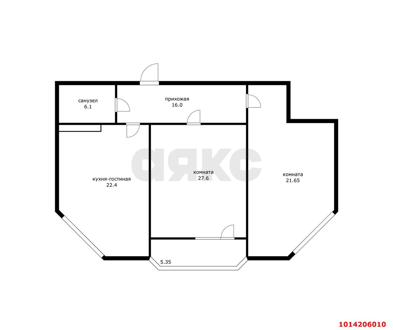 Фото №8: 3-комнатная квартира 100 м² - Краснодар, Центральный, ул. Промышленная, 33