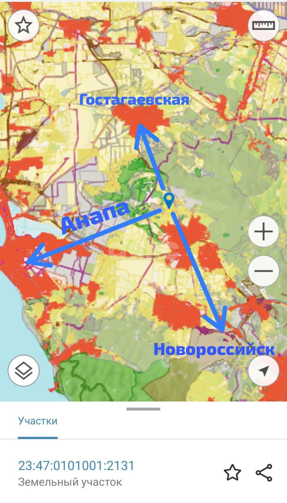 Фото №9: Участок садоводство 10 сот. - Краснодарский край муниципальное образование Новороссийск
