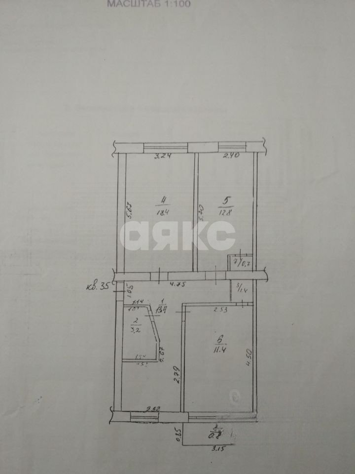 Фото №14: 3-комнатная квартира 61 м² - Геленджик, Толстый Мыс, ул. Котовского, 11