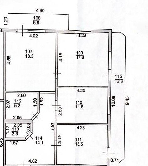 Фото №17: 3-комнатная квартира 100 м² - Геленджик, мкр. Магилат, ул. Васнецова, 5