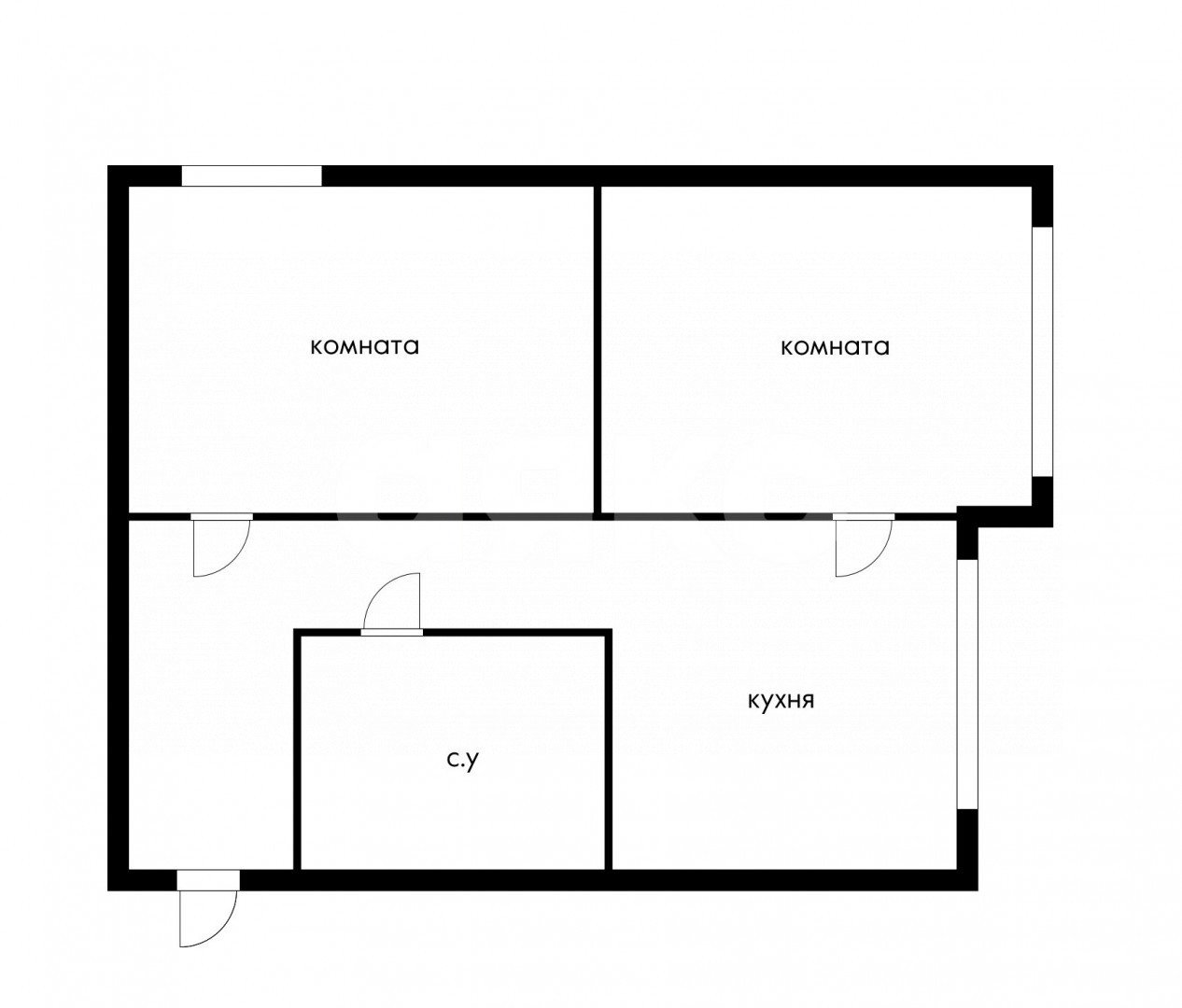 Фото №11: 2-комнатная квартира 33 м² - Сочи, Гагарина, ул. Красноармейская, 29