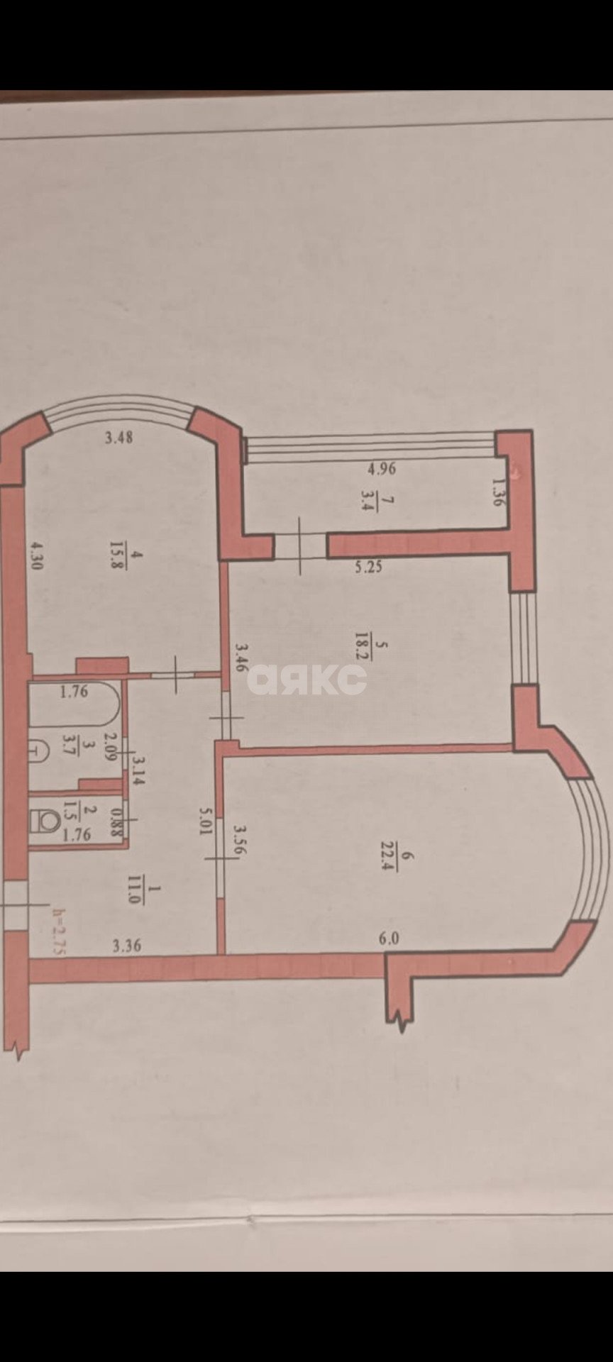 Фото №22: 2-комнатная квартира 75 м² - Горячий Ключ, Администрация, ул. Ленина, 194