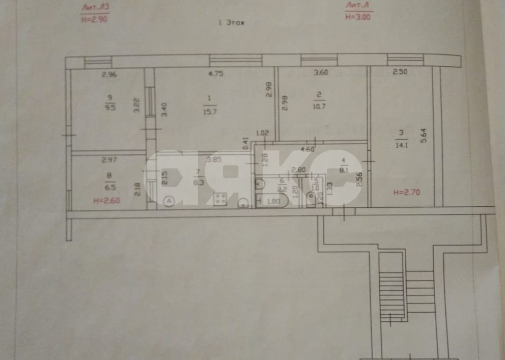 Фото №28: 5+-комнатная квартира 63 м² - Горячий Ключ, жилой комплекс Дубрава, ул. Ярославского, 117/7