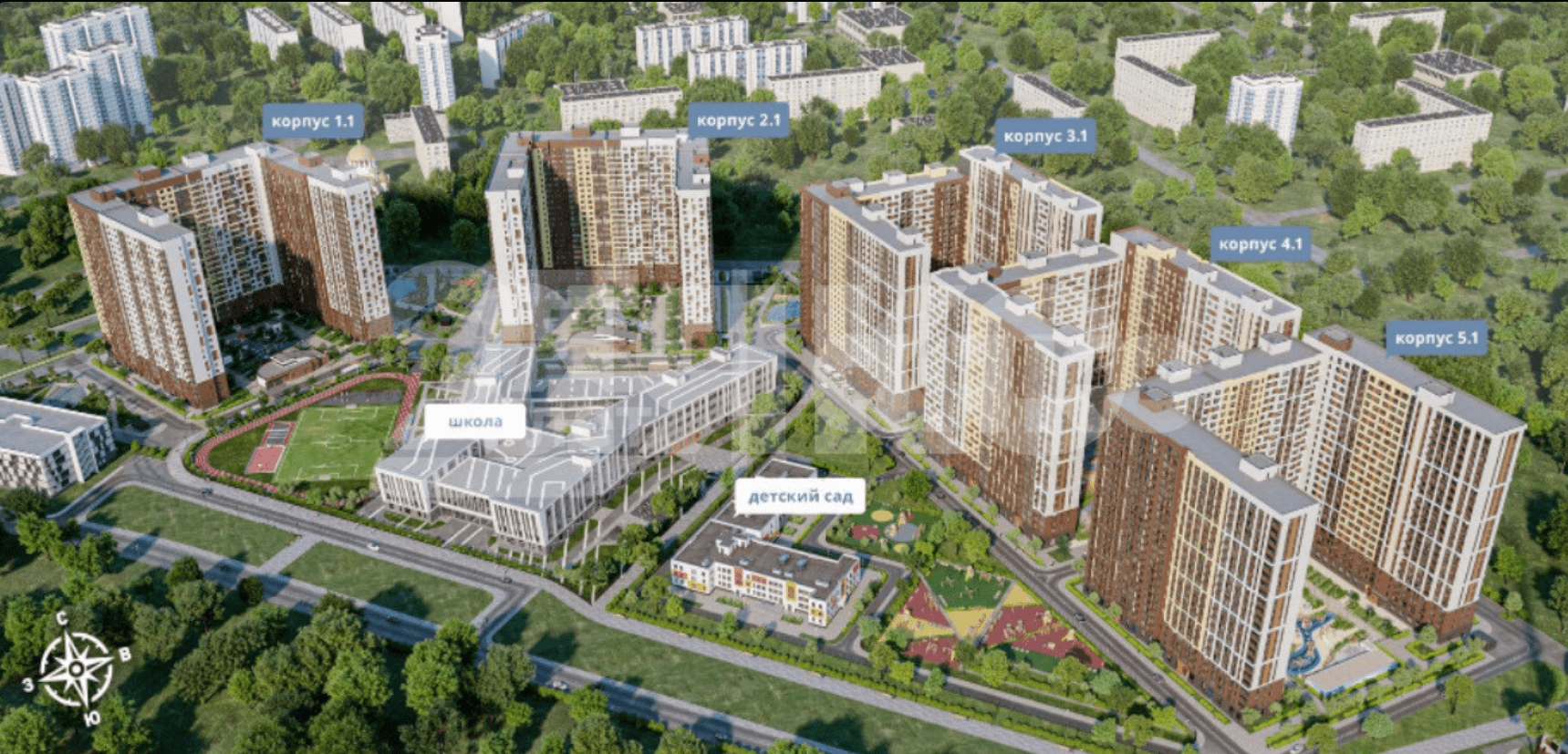 Фото №12: Студия 25 м² - Люберцы, жилой комплекс 1-й Лермонтовский, ул. Рождественская, 8