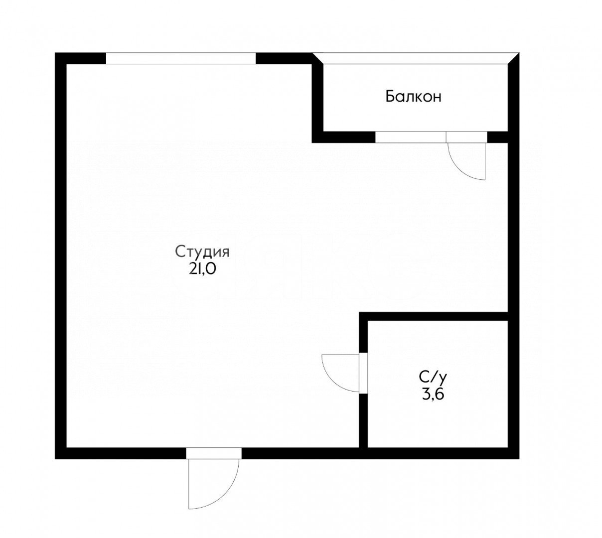 Фото №20: Студия 24 м² - Дагомыс, жилой комплекс Каравелла Португалии, ул. Старошоссейная, 5к4