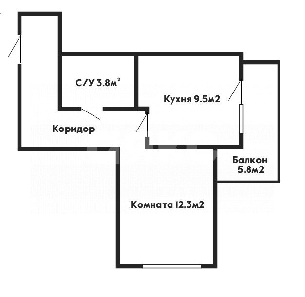 Фото №20: 1-комнатная квартира 34 м² - Геленджик, жилой комплекс Горизонт, ул. Туристическая, 4Гк4