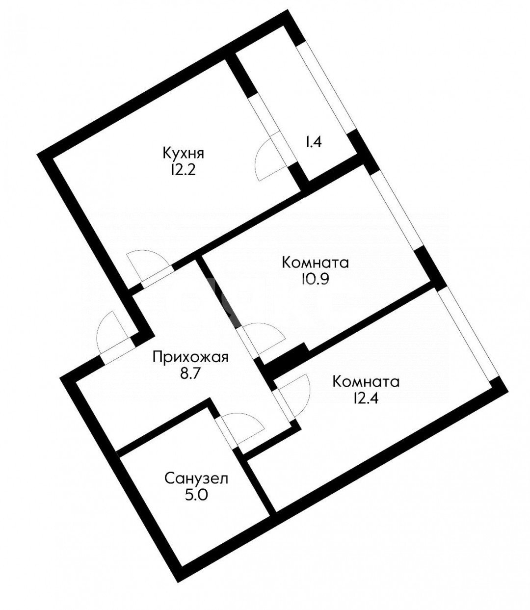 Фото №8: 2-комнатная квартира 49 м² - Москва Новомосковский административный округ