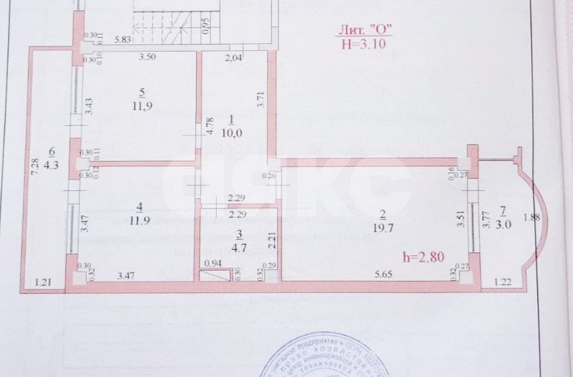 Фото №25: 2-комнатная квартира 58 м² - Горячий Ключ, Администрация, ул. Ленина, 195Г