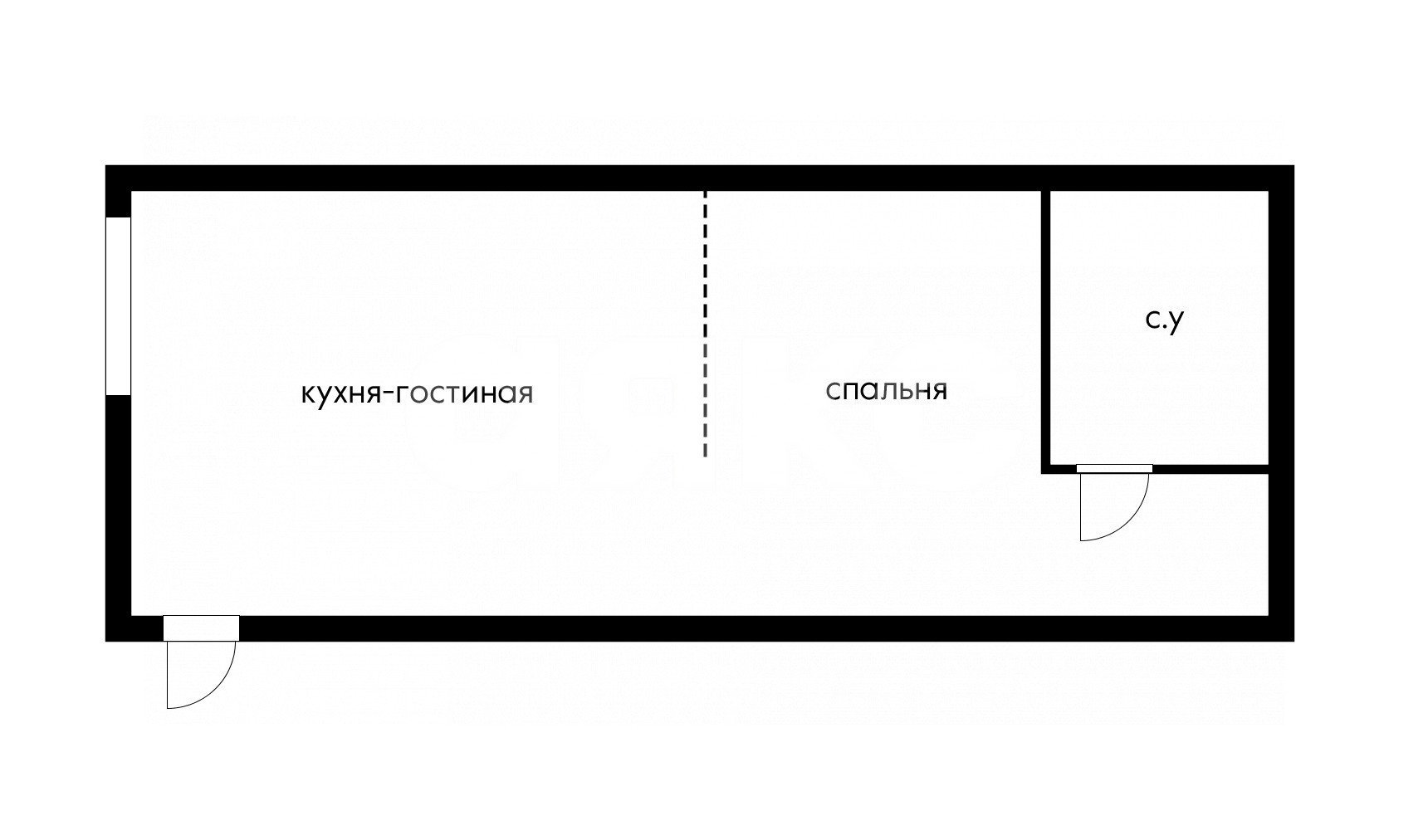 Фото №16: Студия 26 м² - Сочи, Мамайка, ул. Виноградная, 195/1
