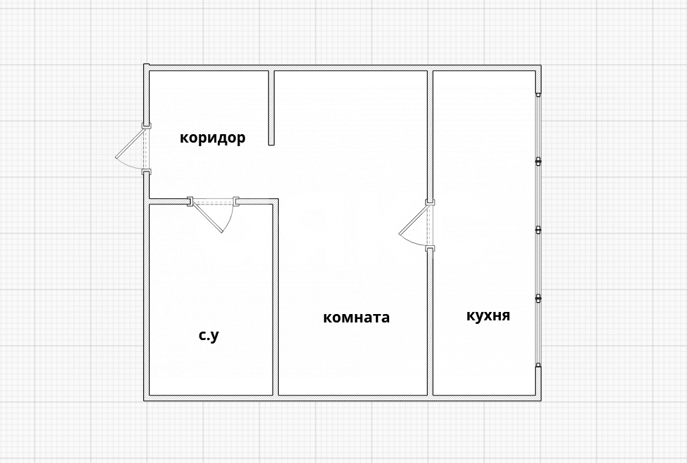 Фото №11: 1-комнатная квартира <span class="whitespace-nowrap">35 м²</span>, <span class="whitespace-nowrap">5/6 эт.</span> - Геленджик, мкр. Южный, ул. Жуковского, 10