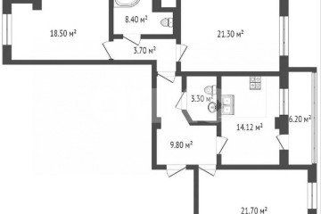 Фото №1: 3-комнатная квартира 103 м² - Ростов-на-Дону, р. Ленинский, ул. Береговая, 19/2