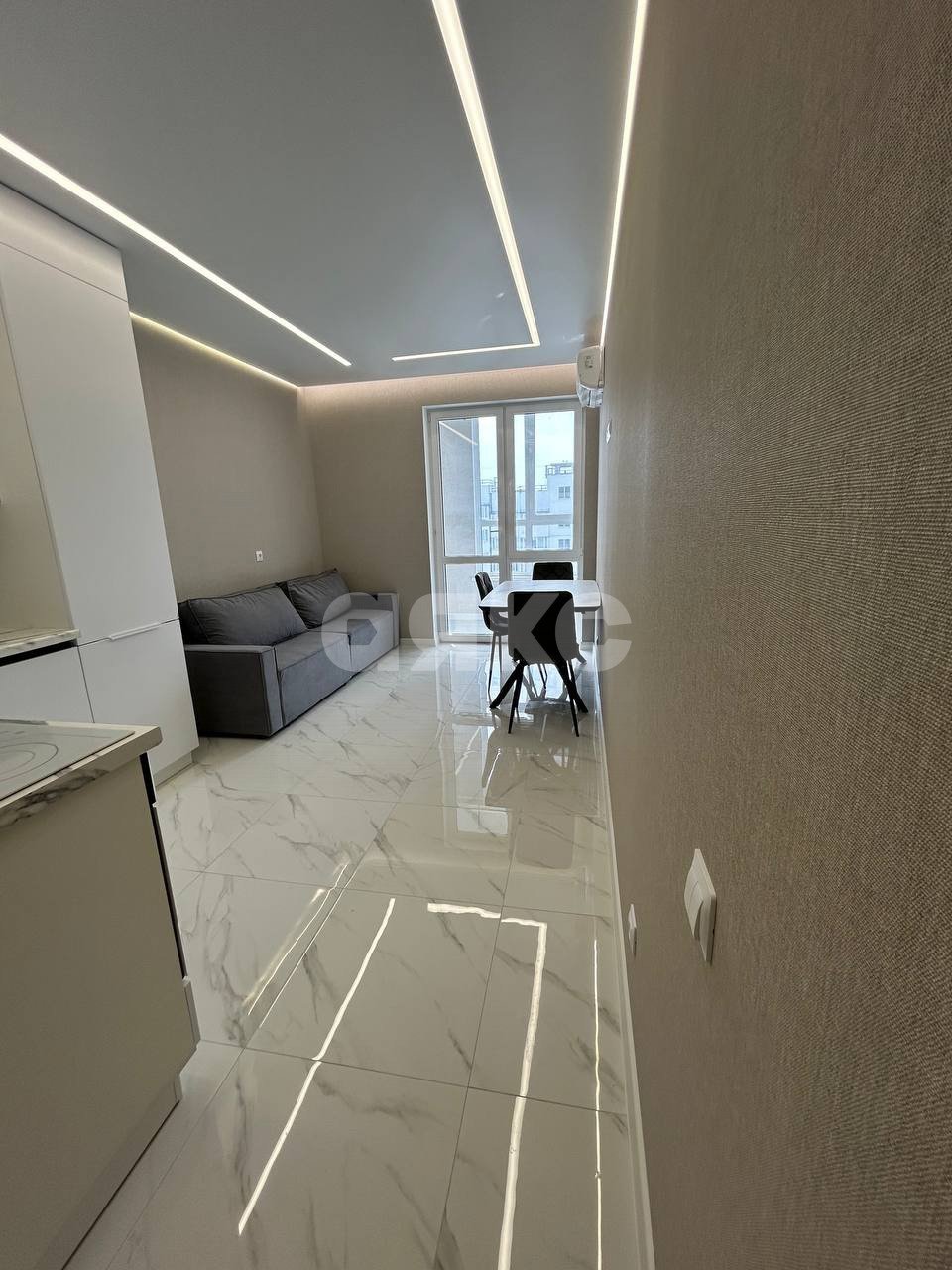 Фото №1: 1-комнатная квартира 38 м² - Анапа, жилой комплекс Два Адмирала, ул. Ленина, 241