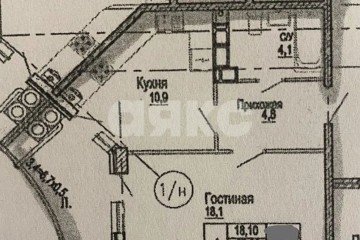 Фото №2: 1-комнатная квартира 42 м² - Ростов-на-Дону, мкр. жилой комплекс Вересаево, ул. Берберовская, 26с2