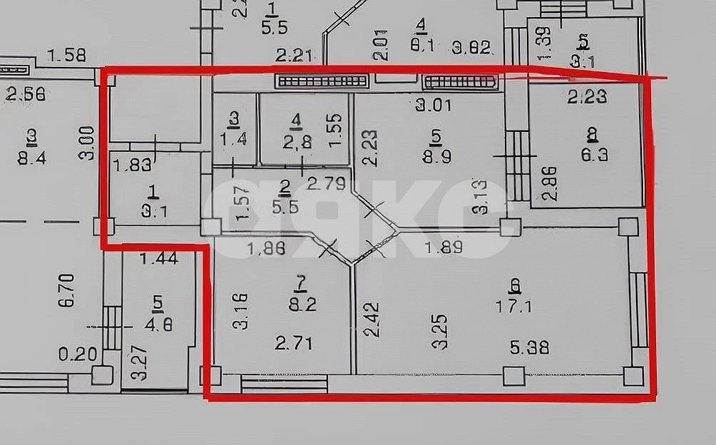 Фото №17: 2-комнатная квартира 57 м² - Ростов-на-Дону, жилой комплекс Екатерининский, ул. Магнитогорская, 1А/25