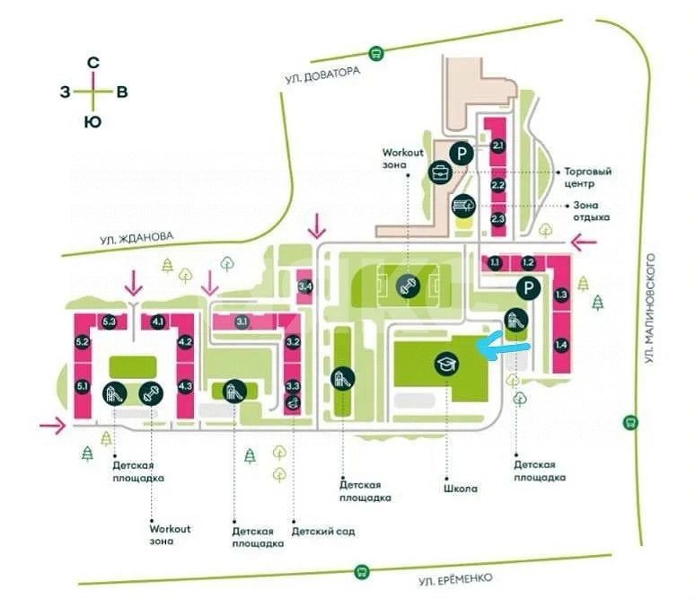 Фото №4: 1-комнатная квартира 36 м² - Ростов-на-Дону, Левенцовский, ул. Малиновского, 33Б