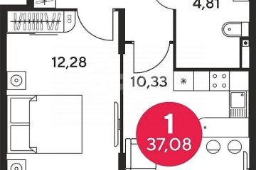 Фото №1: 1-комнатная квартира 36 м² - Ростов-на-Дону, мкр. Левенцовский, ул. Малиновского, 33Б
