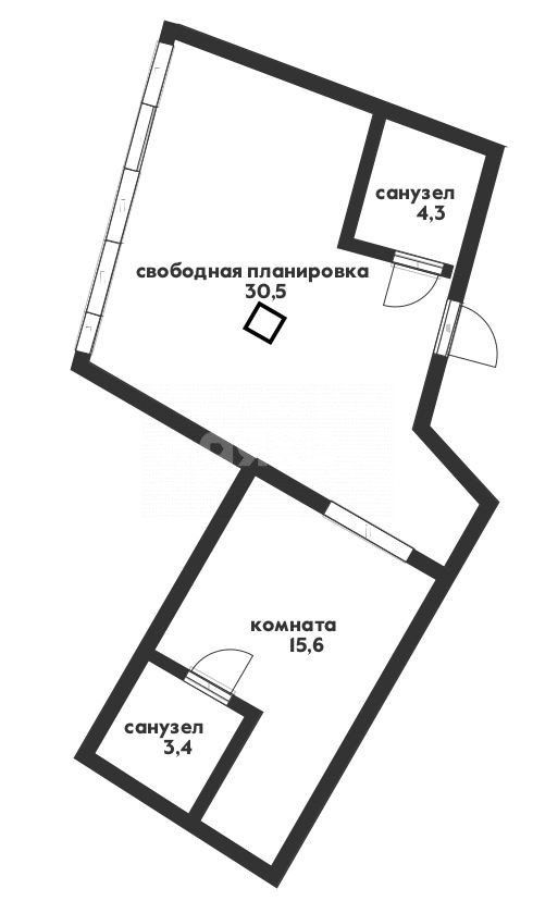 Фото №11: 1-комнатная квартира 53 м² - Геленджик, жилой комплекс Акватория, ул. Крымская, 3к1