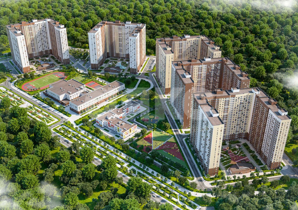Фото №6: 1-комнатная квартира 40 м² - Люберцы, ЖК 1-й Лермонтовский, ул. Рождественская, 12