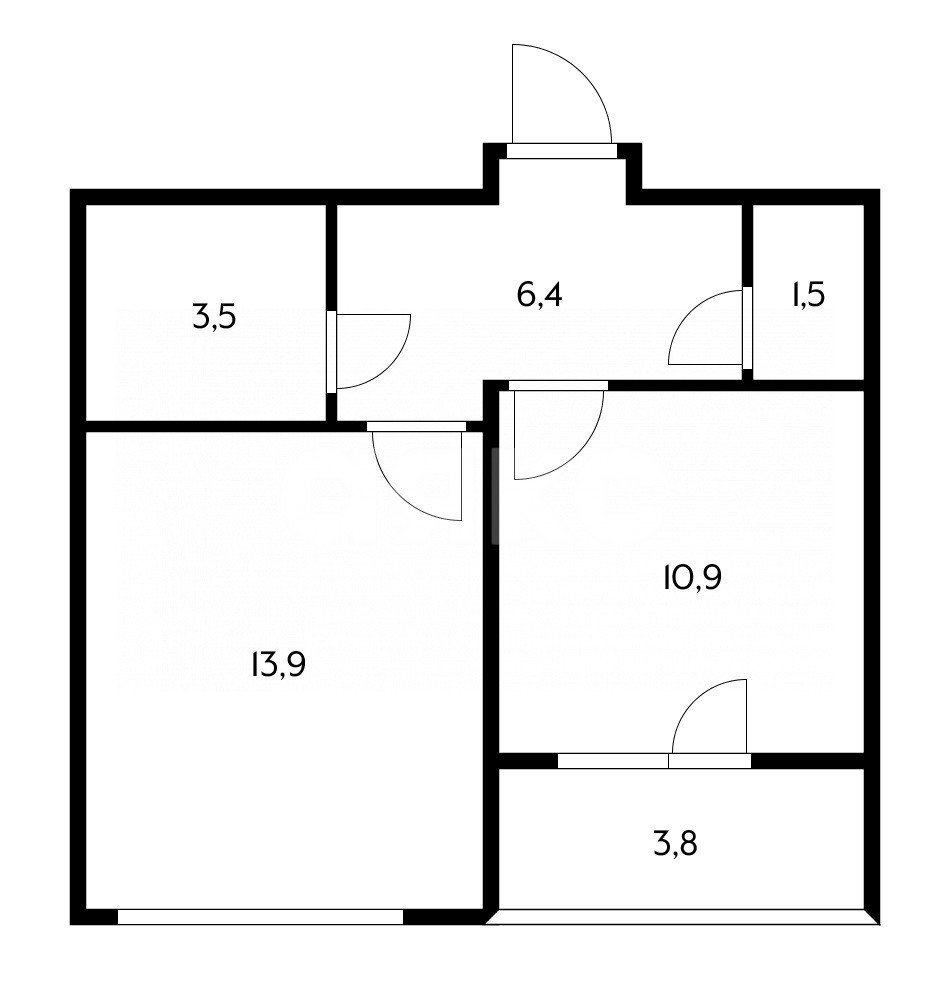 Фото №1: 1-комнатная квартира 40 м² - Люберцы, ЖК 1-й Лермонтовский, ул. Рождественская, 12