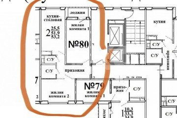 Фото №2: 2-комнатная квартира 55 м² - Ростов-на-Дону, мкр. ЖК Пятый Элемент, ул. Ерёменко, 114/1с2