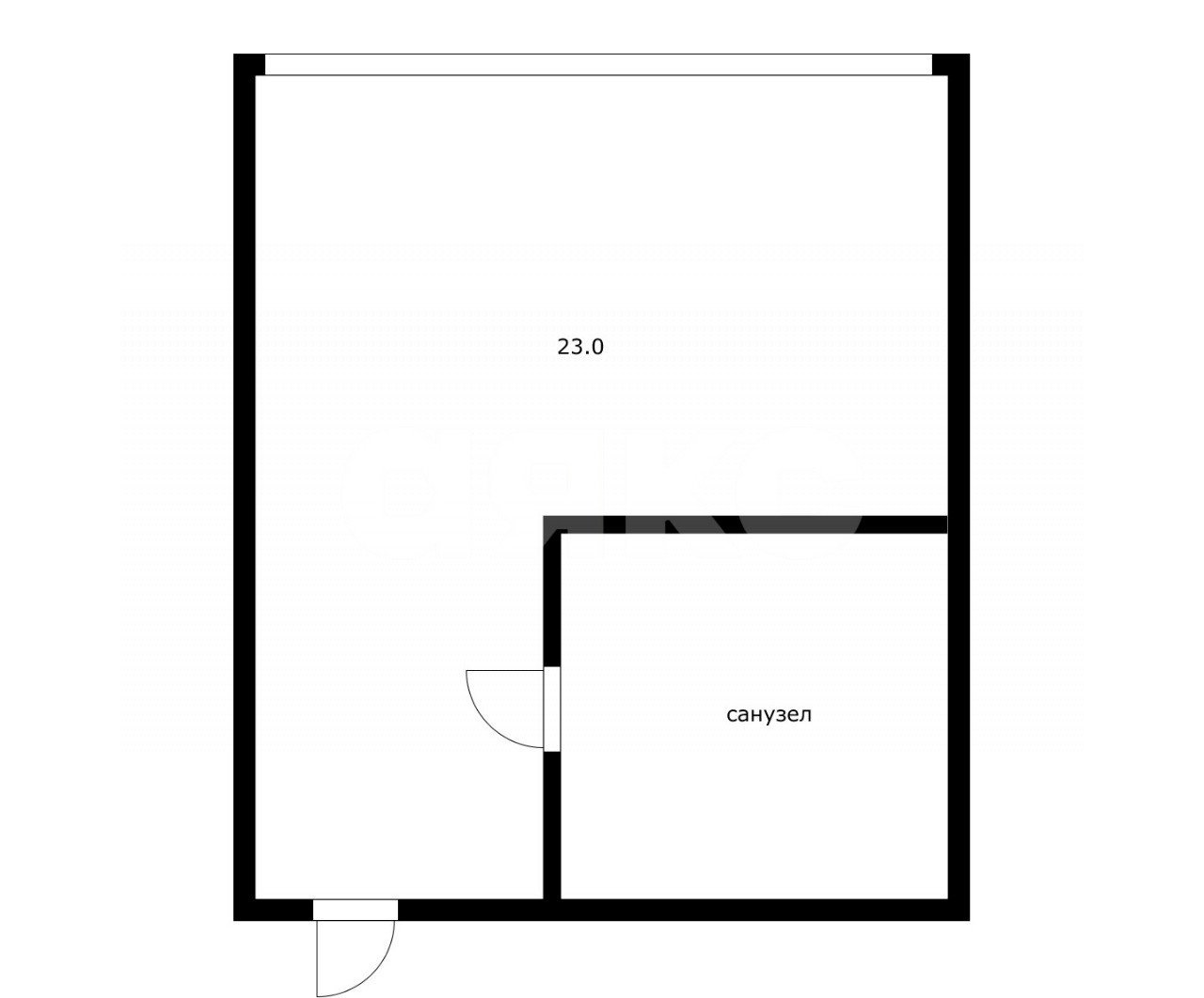 Фото №6: Студия 23 м² - Сочи, Бытха, ул. Ясногорская, 16/6к3