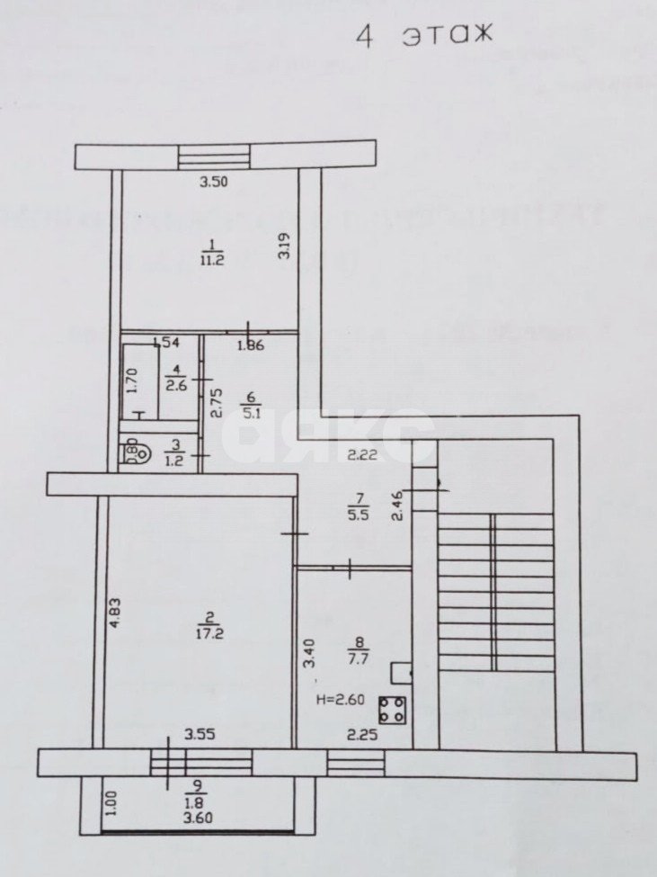 Фото №22: 2-комнатная квартира 50 м² - Горячий Ключ, Администрация, ул. Ленина, 207