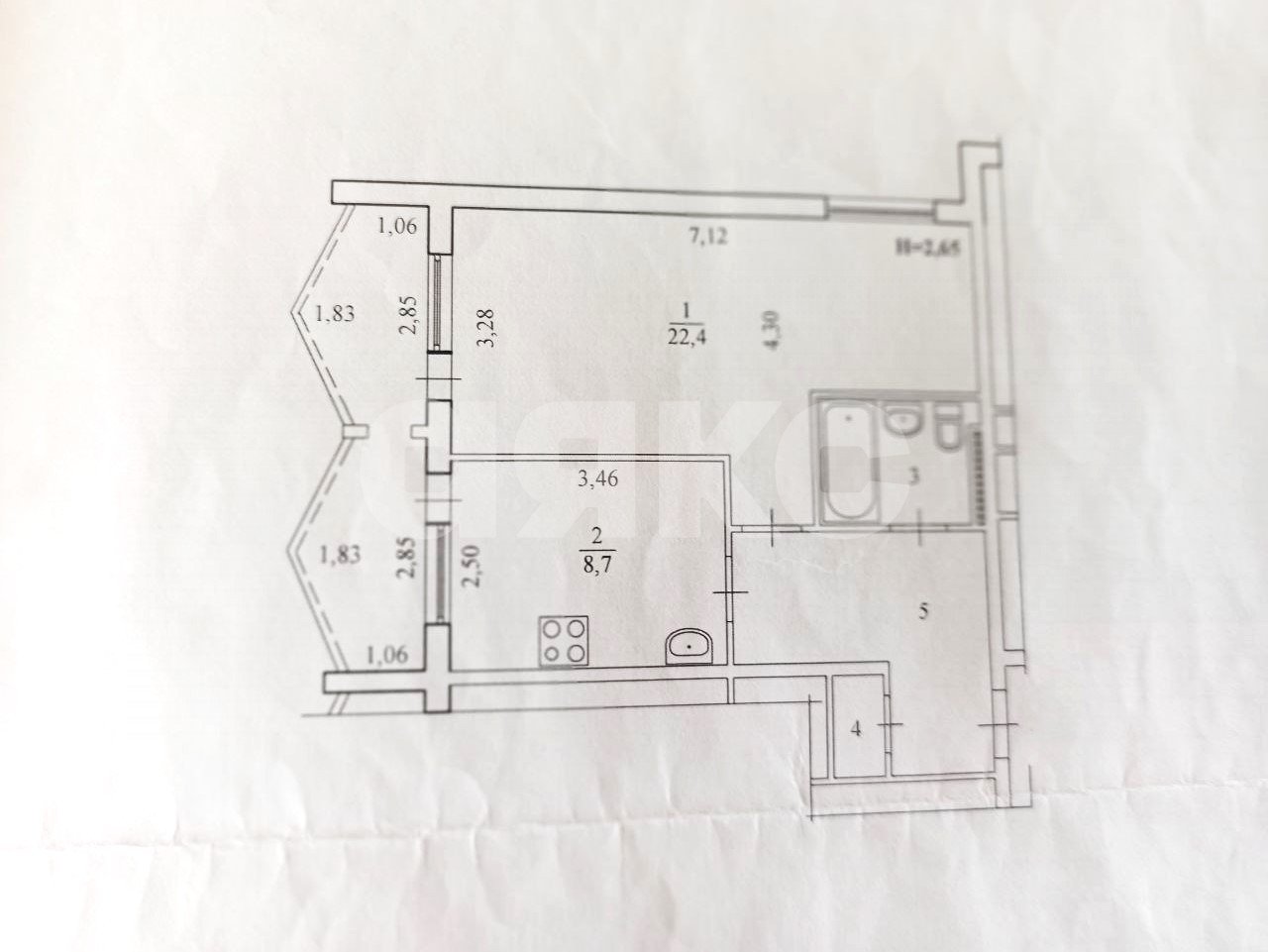 Фото №18: 1-комнатная квартира 47 м² - Волгоград, Краснооктябрьский, ул. 39-й Гвардейской Дивизии, 18
