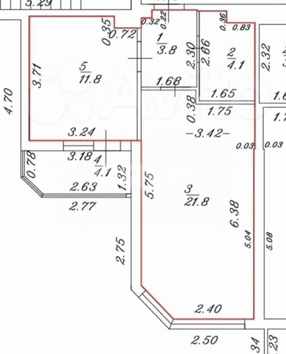 Фото №24: 1-комнатная квартира 46 м² - Анапа, жилой комплекс Трио-комфорт, ул. Рождественская, 55к1
