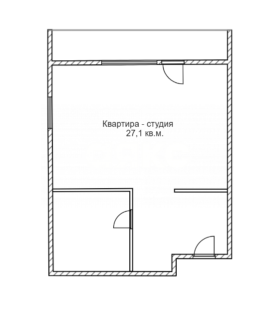 Фото №7: Студия 29 м² - Молодёжное, жилой комплекс Солнечный Парк, ул. Парковая, 3