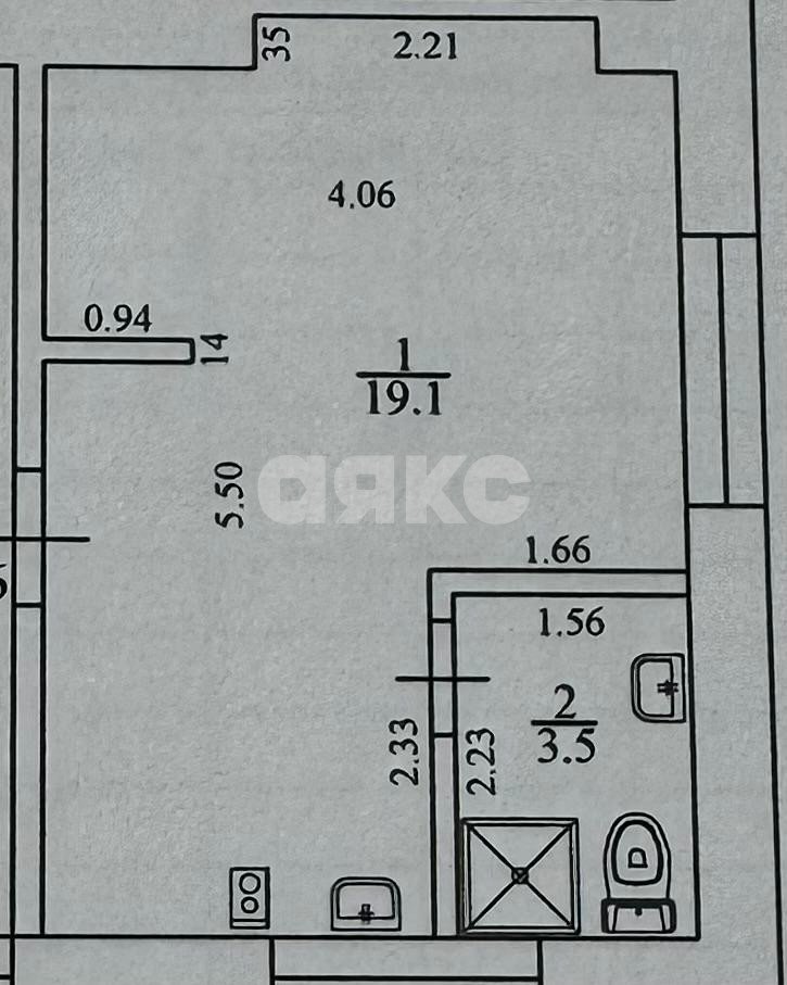 Фото №8: Студия 22 м² - Сочи, Завокзальный, ул. Тоннельная