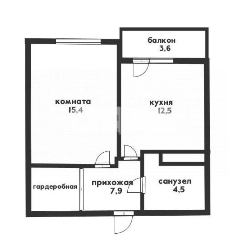 Фото №14: 1-комнатная квартира 40 м² - Геленджик, ул. Гоголя, 11Бк4