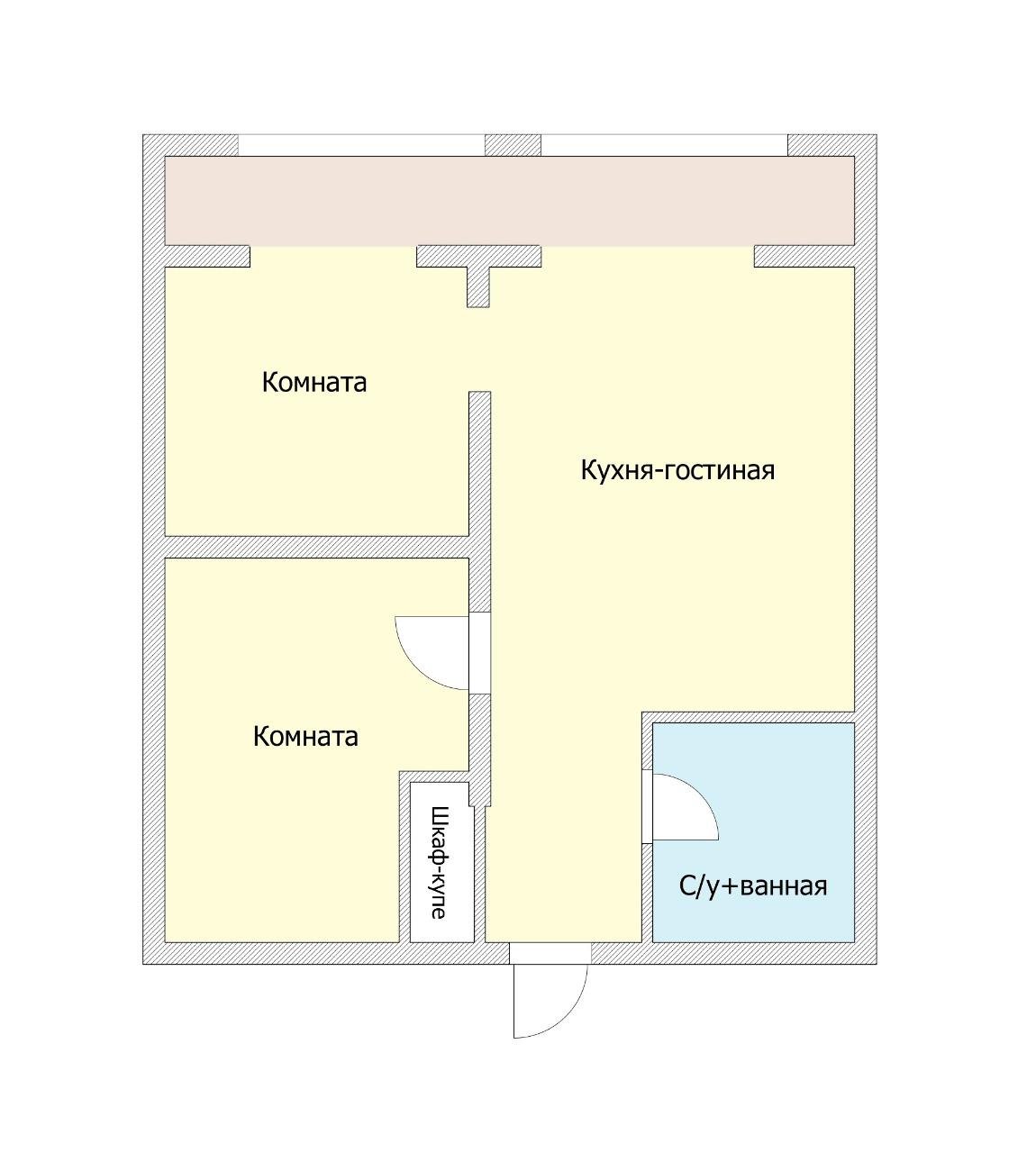 Фото №11: 2-комнатная квартира 47 м² - Краснодар, Завод Радиоизмерительных Приборов, Прикубанский внутригородской округ, мкр. Музыкальный, ул. имени Мусоргского М.П., 1