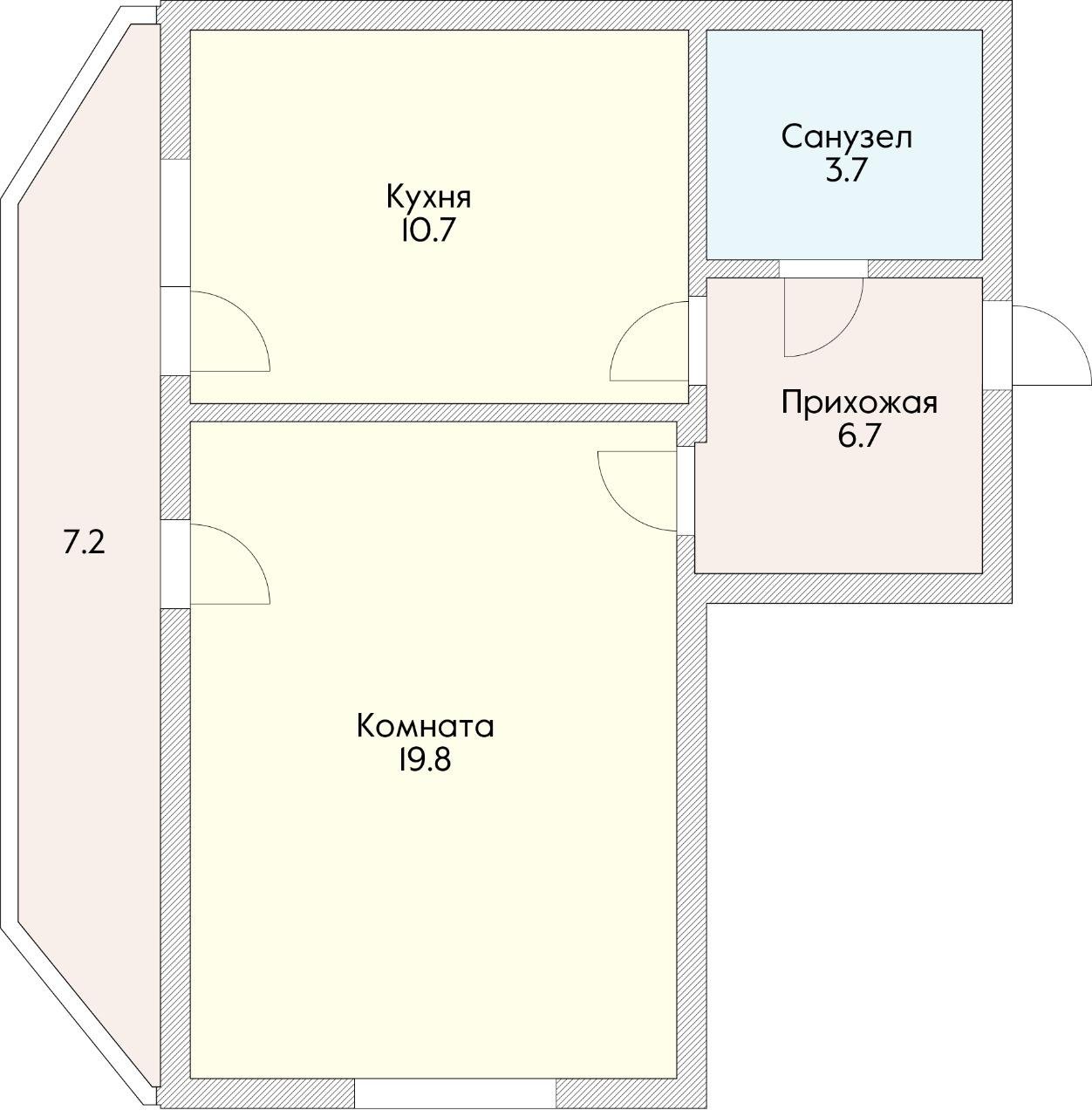 Фото №3: 1-комнатная квартира 40 м² - Краснодар, ул. Карасунская набережная, 99