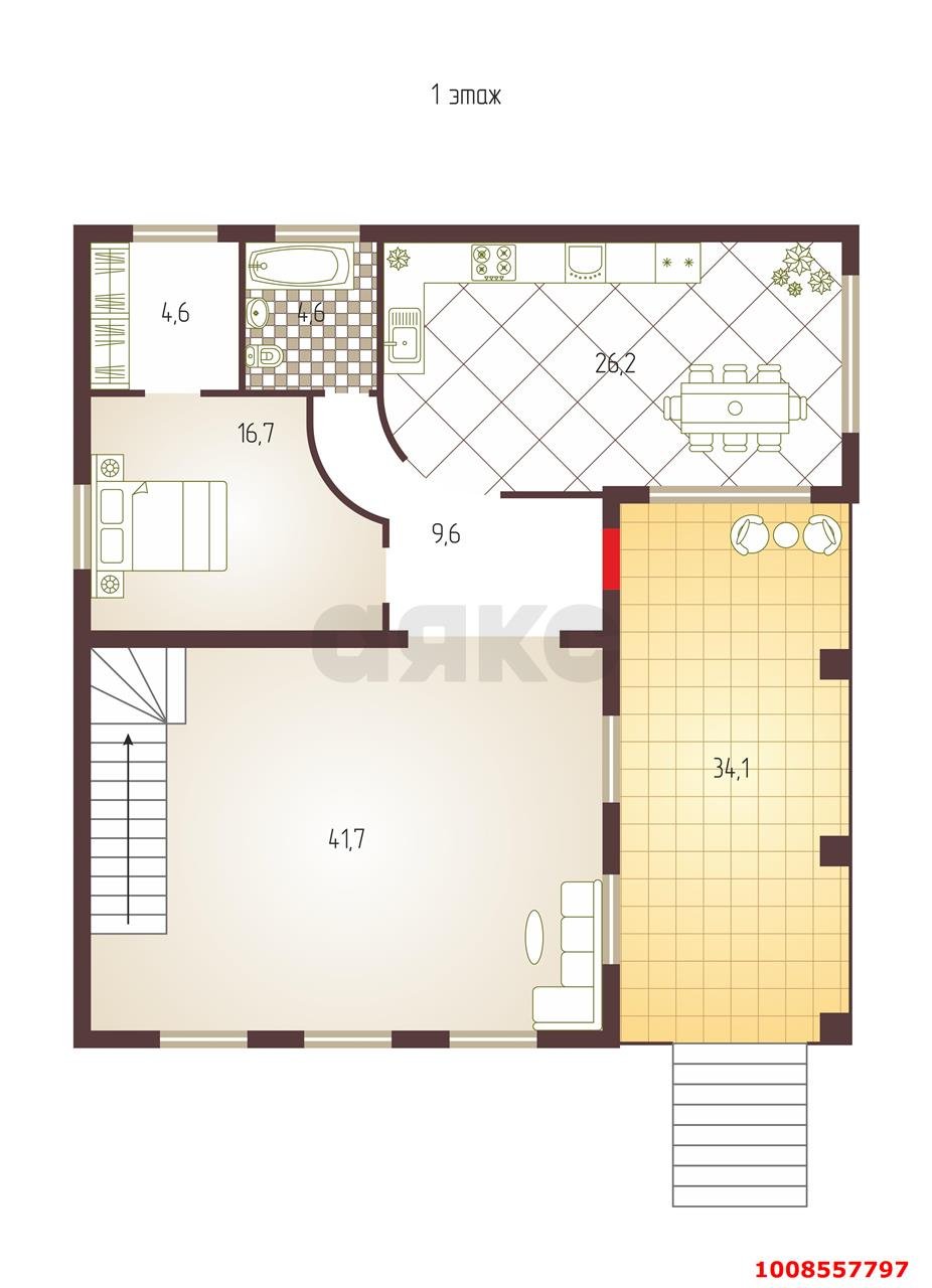Фото №11: Дом 300 м² + 6.3 сот. - Краснодар, Новый